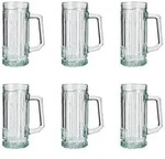 Bierglas, Bierkrug, Ma&szlig;krug, Bierseidel mit Schild 6er Set Biergl&auml;ser,...