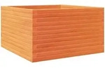 vidaXL Pflanzk&uuml;bel Wachsbraun 80x80x46 cm Massivholz Kiefer