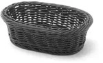Hendi Brotkorb, oval, 190x120x60 mm, schwarz