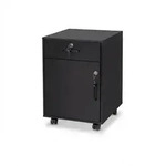 Relaxdays Rollcontainer, Schublade & T&uuml;rfach, HxBxT: 57 x 40 x 40 cm,...