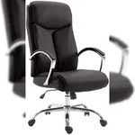 CLP B&uuml;rostuhl Arlen Lederoptik Kunstleder HBT: 115x65x73 cm braun