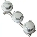 AcquaVapore Ersatz Thermostat Armatur 3 fach Umschalter Dusche D38 10cm