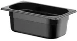 Hendi Gastronorm Beh&auml;lter 1/4, 265x162x100 mm, schwarz