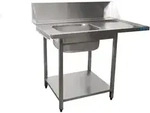 Saro Zulauftisch F&uuml;r Sp&uuml;lmaschine Links, 1 Becken, 1200Mm