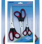 WEDO 9763 Universalscheren-Set, rostfreier Edelstahl, 3-teilig, Kunststoff...