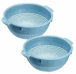 Westmark Seiher 2er Set blau, &oslash; innen 24 cm, 212622EB