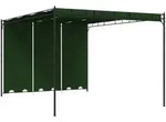 vidaXL Pavillon 4 x 3 x 2,3 m Gr&uuml;n Polyester und Stahl
