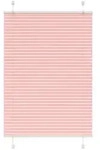 vidaXL Plissee Rosa 85x100 cm Stoffbreite 84,4 cm Polyester