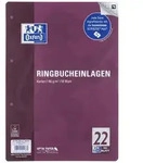 Oxford 400131466 Ringbucheinlage LIN22 - A4, kariert, 90g/qm, 4-fach gelocht, 50