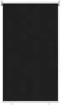vidaXL Au&szlig;enrollo 90% UV-Block Schwarz 80 x 140 cm HDPE