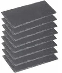 Westmark 8 Servierplatten Naturschiefer Tapas + Friends, 30 x 10 cm, 694222E3