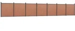 vidaXL Zaunelement Braun 1218x186 cm WPC