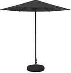 vidaXL Garten-Schirm mit Fu&szlig; 230 x 230 cm Polyester Rechtwinklig