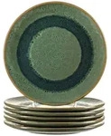 Leonardo MATERA Keramikteller 22,5 cm gr&uuml;n 6er Set