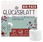 Gl&uuml;cksblatt Toilettenpapier SAMTWEICH mit Vanilleduft, 4-lagig, 56 Rollen x 130