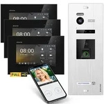 HD Video T&uuml;rsprechanlage mit Fingerprint RFID und Smartphone App f&uuml;r 1