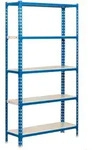 SimonRack Metallregal, 1800x800x300 mm, 5 Ebenen, Metallboden, 180 kg...