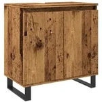 vidaXL Badschrank Altholz-Optik 58x33x60 cm Holzwerkstoff