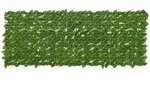 vidaXL Balkonsichtschutz mit Bl&auml;ttern Gr&uuml;n und Gelb 200 x 75 cm