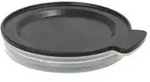 Papstar 24 `Circulware by Haval` Deckel PP rund &Oslash; 8 cm &middot; 1,5 cm schwarz