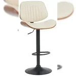 CLP Barhocker Clawson Kunstleder walnuss/creme/schwarz