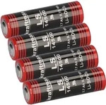 4x Kraftmax Lithium 3,6V Batterie LS14500 ER14505 AA - Zelle