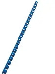 GBC Kunststoff Binder&uuml;cken Blau 10 mm 45 Blatt DIN A4 100 St&uuml;ck