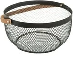 FIVE - Metallkorb Mesh 29 cm in Schwarz