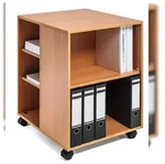 Durable Tisch fahrbar Buche 737x528x59 6 B&ouml;den Multifunktionstisch