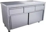 Saro Schiebet&uuml;renschrank mit 3 Schubladen, 1400X700mm