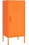 vidaXL Lagerschrank Orange 42,5x35x101,5 cm Stahl