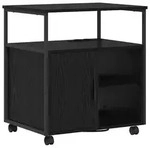 vidaXL B&uuml;roschrank mit Ladem&ouml;glichkeit Schwarze Eiche 61 x 46 x 67 cm