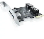 CSL USB-Adapter, 2 Port USB 3.2 Gen1 PCI Express Controllerkarte, 2...