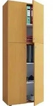 VCM LonaXXL Schuhschrank 4 T&uuml;ren Buche dekor.