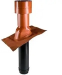 Pluggit Dachhaube ged&auml;mmt DN160 rot Kunststoff - DH160-KR - LB29565
