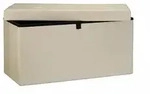 Relaxdays Faltbare Sitzbank 38 x 76 x 38 cm HxBxT, 2-Sitzer m. Stauraum,...