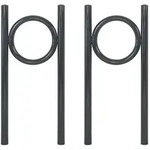Baumarktplus 2x Fahrradanlehnb&uuml;gel 115 x 52 cm Stahl feuerverzinkt pulverbeschichtet