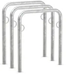 Fahrrad Anlehnb&uuml;gel Trust 10 | 3er Pack | Fahrradst&auml;nder f&uuml;r 2 Fahrr&auml;der zum