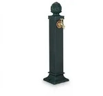 Relaxdays Standbrunnen antik, mit Wasserhahn, HxBxT: 80 x 18,5 x 22 cm,