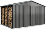 Albatros Ger&auml;tehaus 4XL | Anthrazit RAL 7016 | 386,6x325,5x204cm | abschlie&szlig;bar