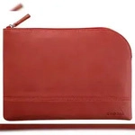 Rhodiarama Etui aus Kunstleder mit Rei&szlig;verschluss, 16x22 cm - Nacarat 116628C