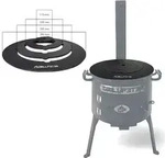 Grillpeter Adapterplatte f&uuml;r Utschak &Oslash;35cm Kochplatte aus Stahl 4mm
