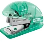 Rapid Miniheftger&auml;t Colour'Ice F4 10 Blatt Blister transparent gr&uuml;n