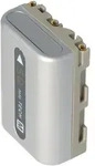 AccuCell Akku passend f&uuml;r Sony NP-FM50, Sony NP-FM51 Akku Silber