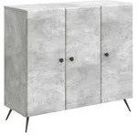 vidaXL Sideboard Betongrau 89 x 34,5 x 80 cm Holzwerkstoff