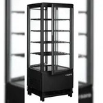 K&uuml;hlvitrine mit Doppelt&uuml;r, Modell SC 100 DT schwarz