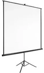 tectake Beamer Leinwand Stativ - 178 x 178 cm wei&szlig;