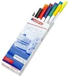 Textilpen edding 4600 Rundspitze 1mm sortiert Packung mit 10 St&uuml;ck