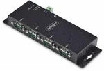 StarTech 4P Serial to Ethernet Adapter, IP LAN to RS232 DB9 Converter