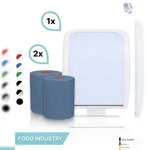 Blanc HYGIENIC SET: Handtuchrollenspender Autocut, Blanc Cosmos + 2 Handtuchrollen